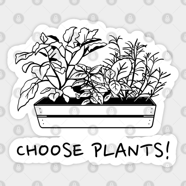 Choose Plants! Sticker by barn-of-nature